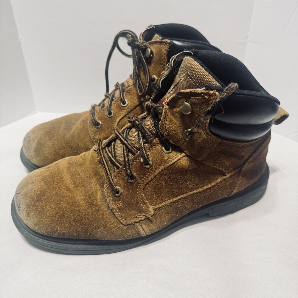 Brahma Work Boots Mens Size 10W Suede Leather Waterproof Oil Resistant Shoes